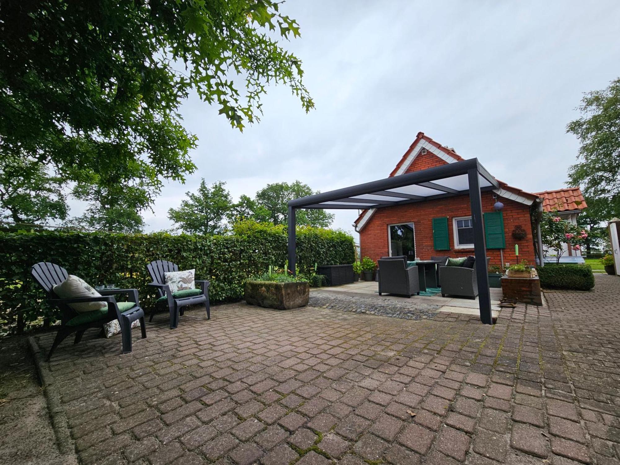 Kleines Ferienhaus Luettje Backhuus 35516 Uplengen Exteriör bild